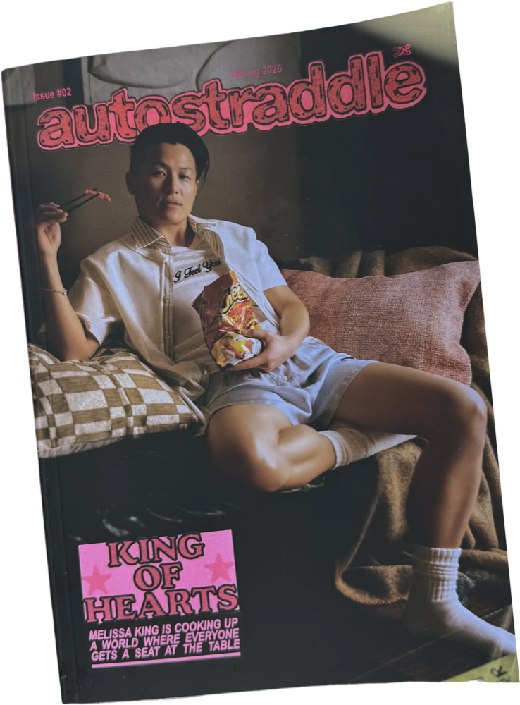 Autostraddle Print Issue #02 — King of Hearts. Chef Melissa King on the cover.