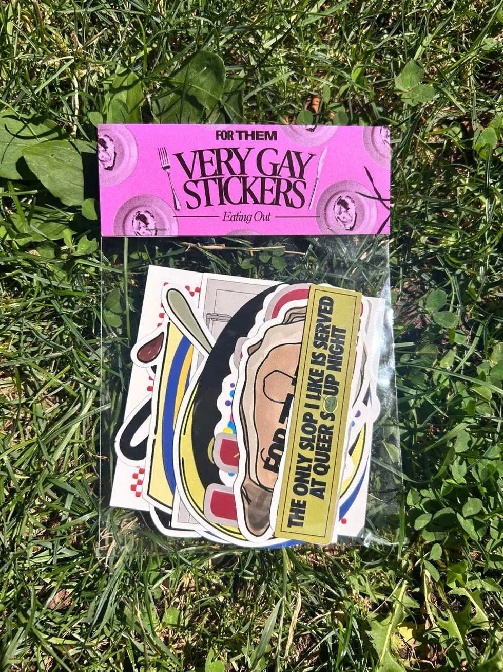 Very Gay Stickers — Eating Out sticker pack